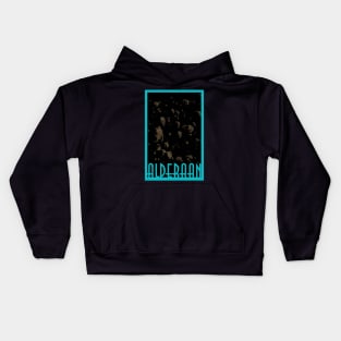 Alderaan Travel Poster Kids Hoodie